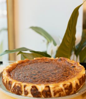 Tarta de queso vasca